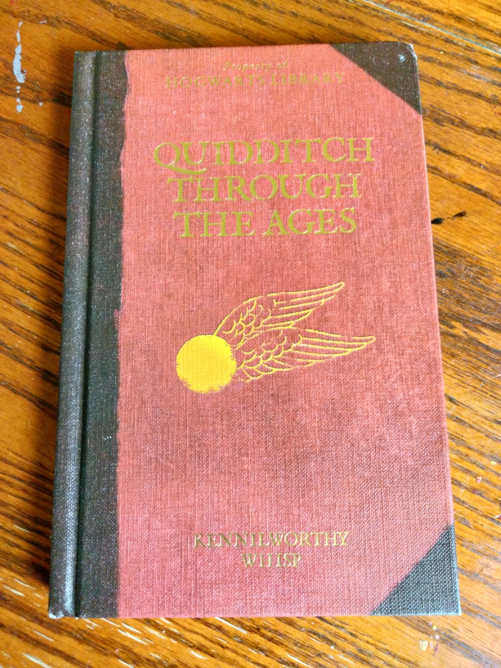 Hogwarts Library, Quiditch Through The Ages, Hardcover by Kennilworthy Whisp